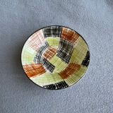 Salad bowl with sarreguemines cups