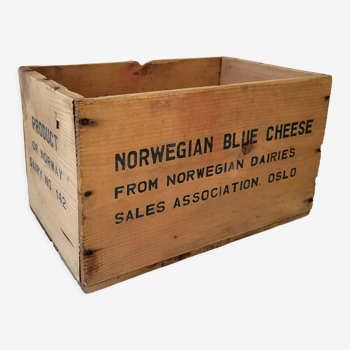 Caisse en bois Fromage norvégien