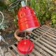 Lampe Mathias rouge chromé vintage space age