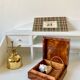 Magnifying glass wooden box