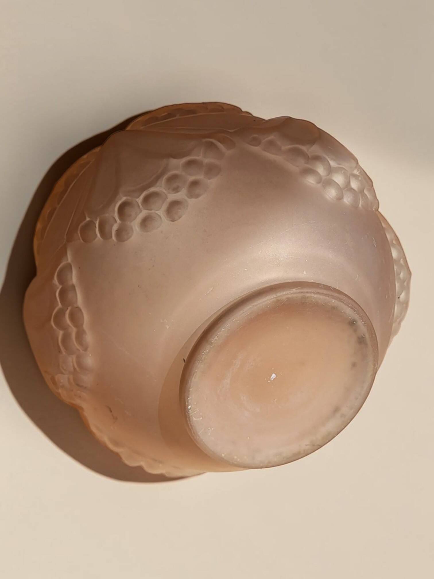 Vase Art Déco en verre 1930