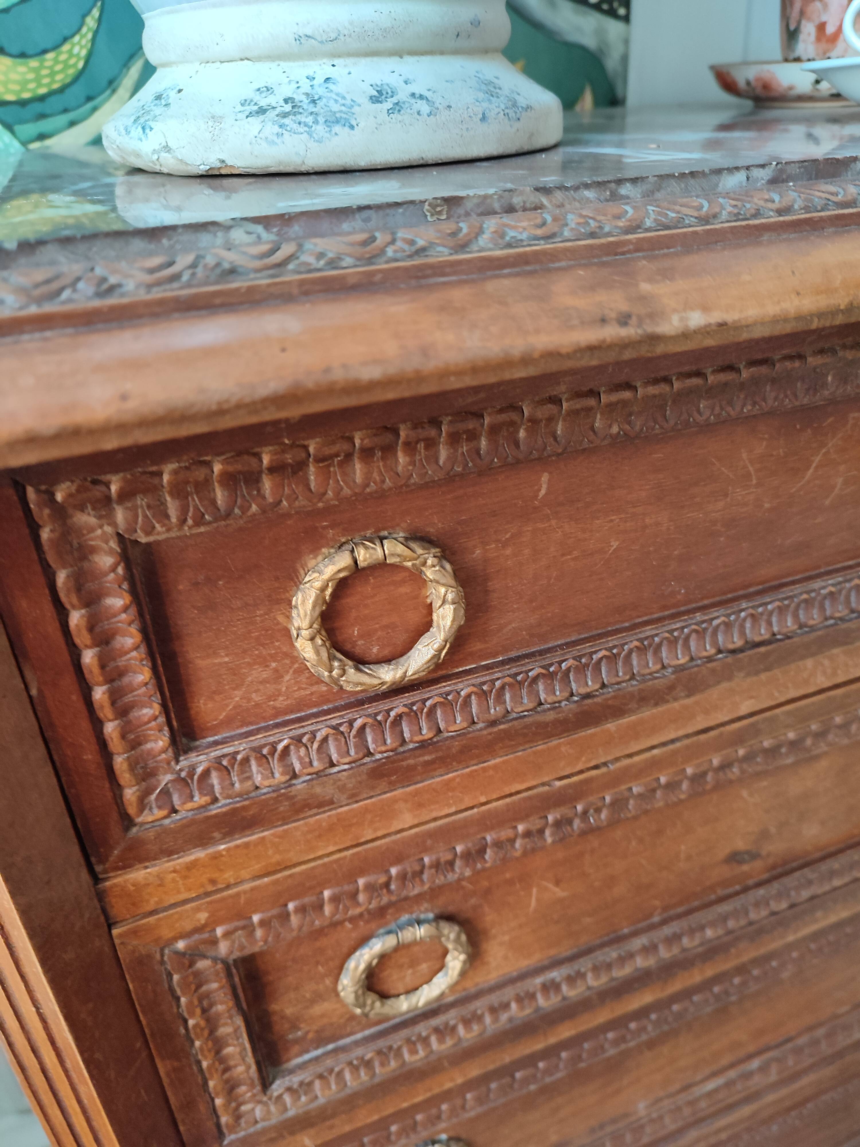 Commode in louis XVI style ragpicker