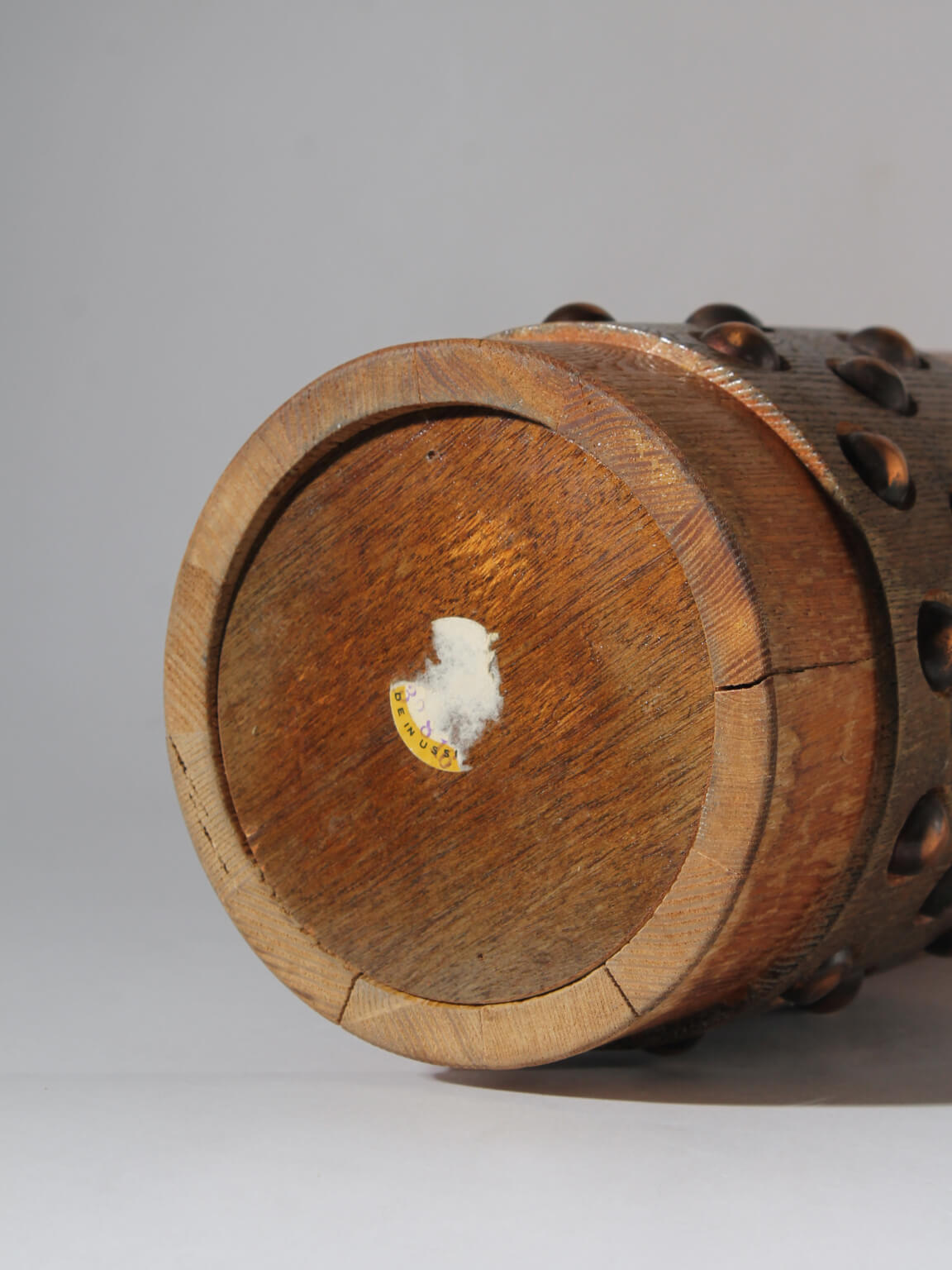 Large Wooden Ethnic Vase