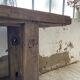 Etabli console en chêne massif 220cm