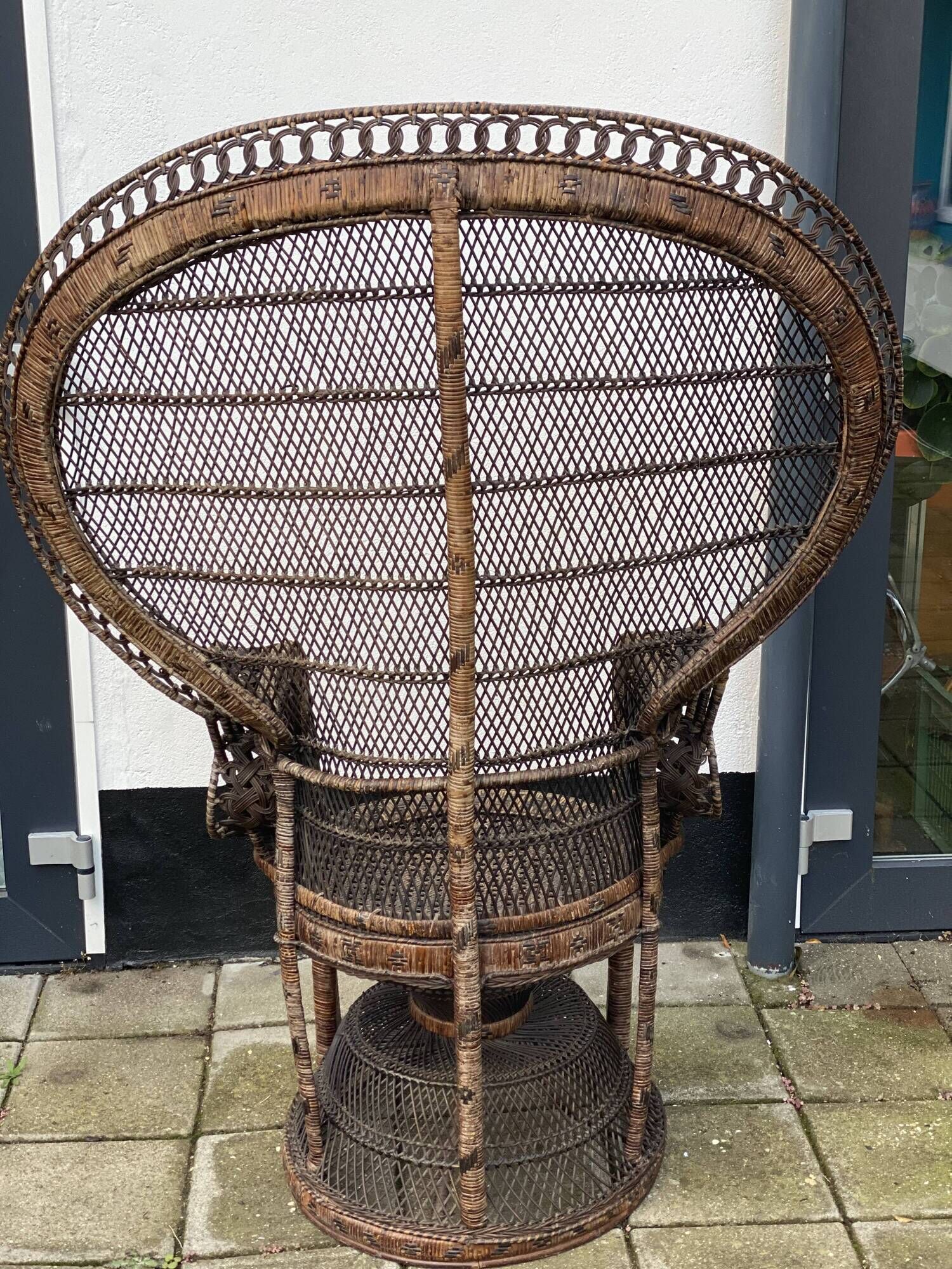 Vintage Emanuel’s Peacock Chair by Trio Noordwolde 1970’s