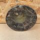 Antique Vintage Fossilized Marble Plate Tray