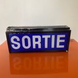 Luminous sign applies VINTAGE EXIT