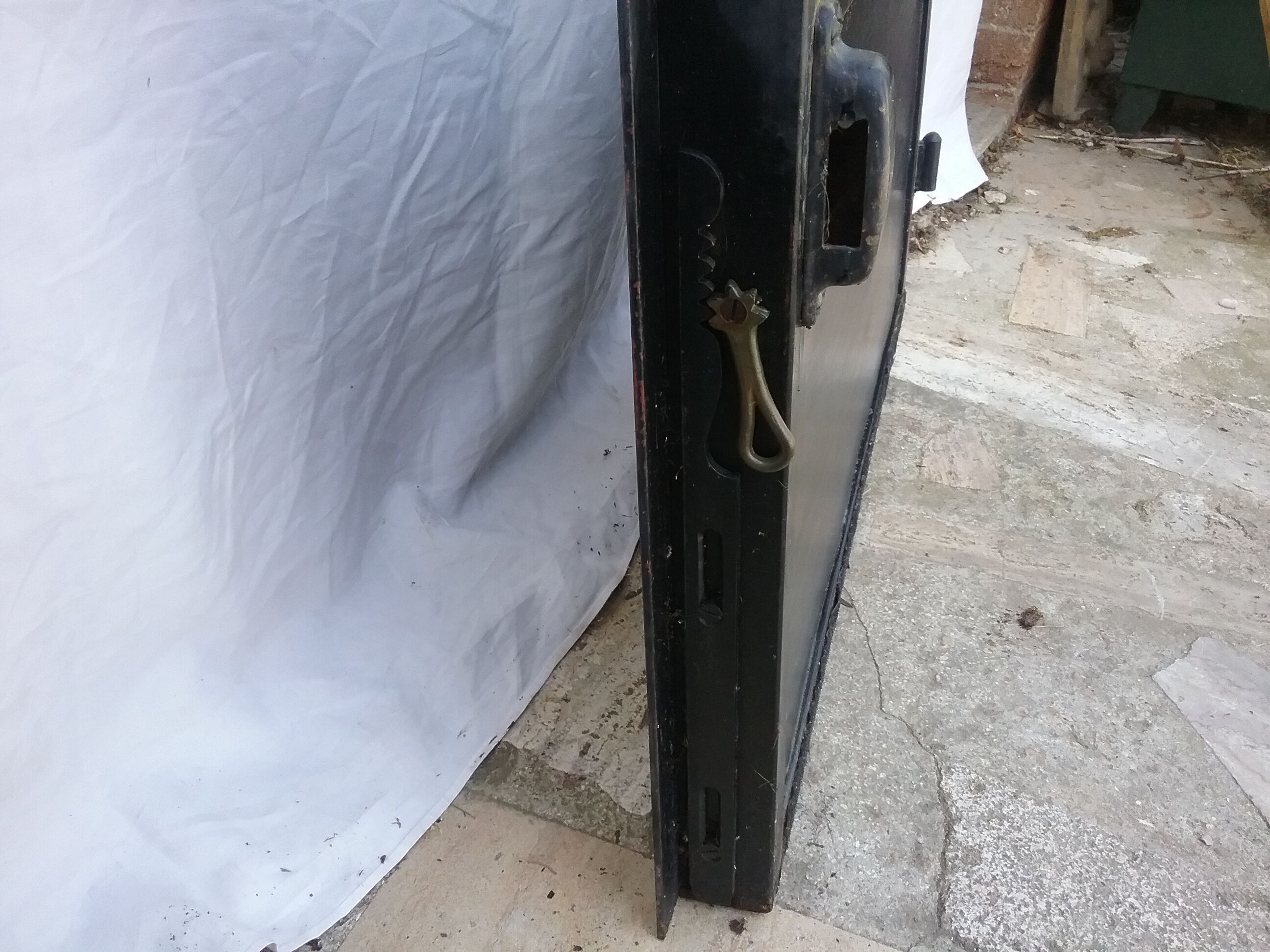 Forged iron door