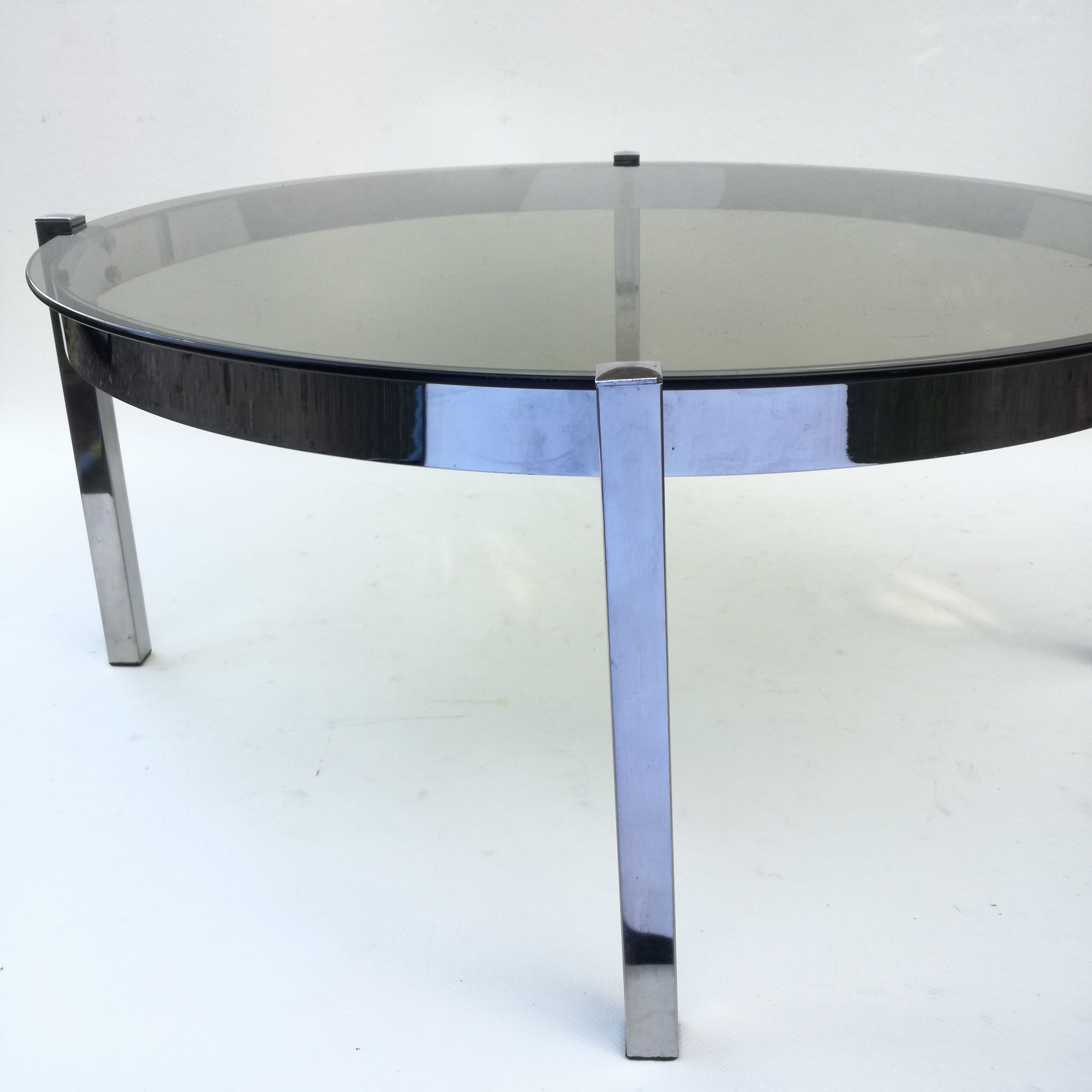 Glass coffee table
