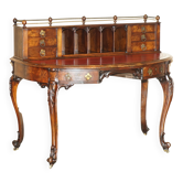 Demi-Lune Desk in Leather by Patrick Beakey Dublin circa 1850