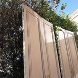 2 pairs of large 19th-century Haussmann-style cupboard doors.