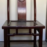 Chinese style desk with optional chair footrest