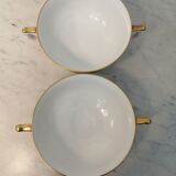 Écuelle à bouillon en porcelaine de Limoges Raynaud