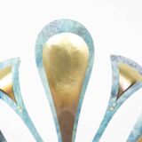 Agate lamp sculpture. Work of art craftsmanship.