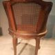 Fauteuil de burreau canné style Louis XV