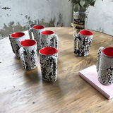 7 cups Vallauris fatlava