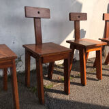 6 chairs t brutalist ski resort circa 1960