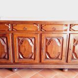 Beautiful 4-door wooden sideboard for dining and living rooms. In very good condition.