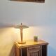 Art Deco articulated lamp - Wood and brass - 1930s period