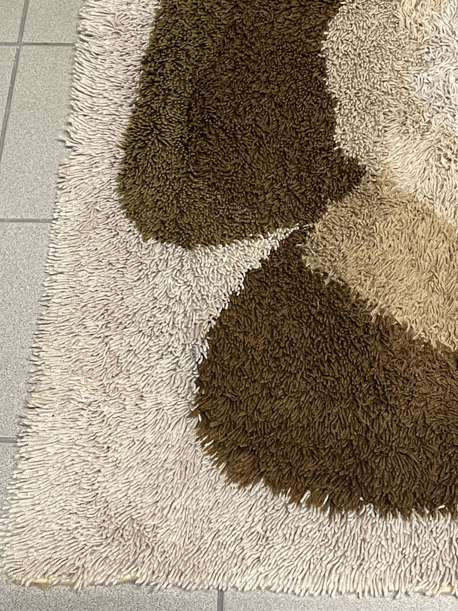 Large High-Pile Wool Rug, produced by Desso, 1970s