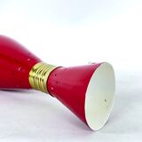 Italian Mid-Century single double cones wall lamp, 1950s