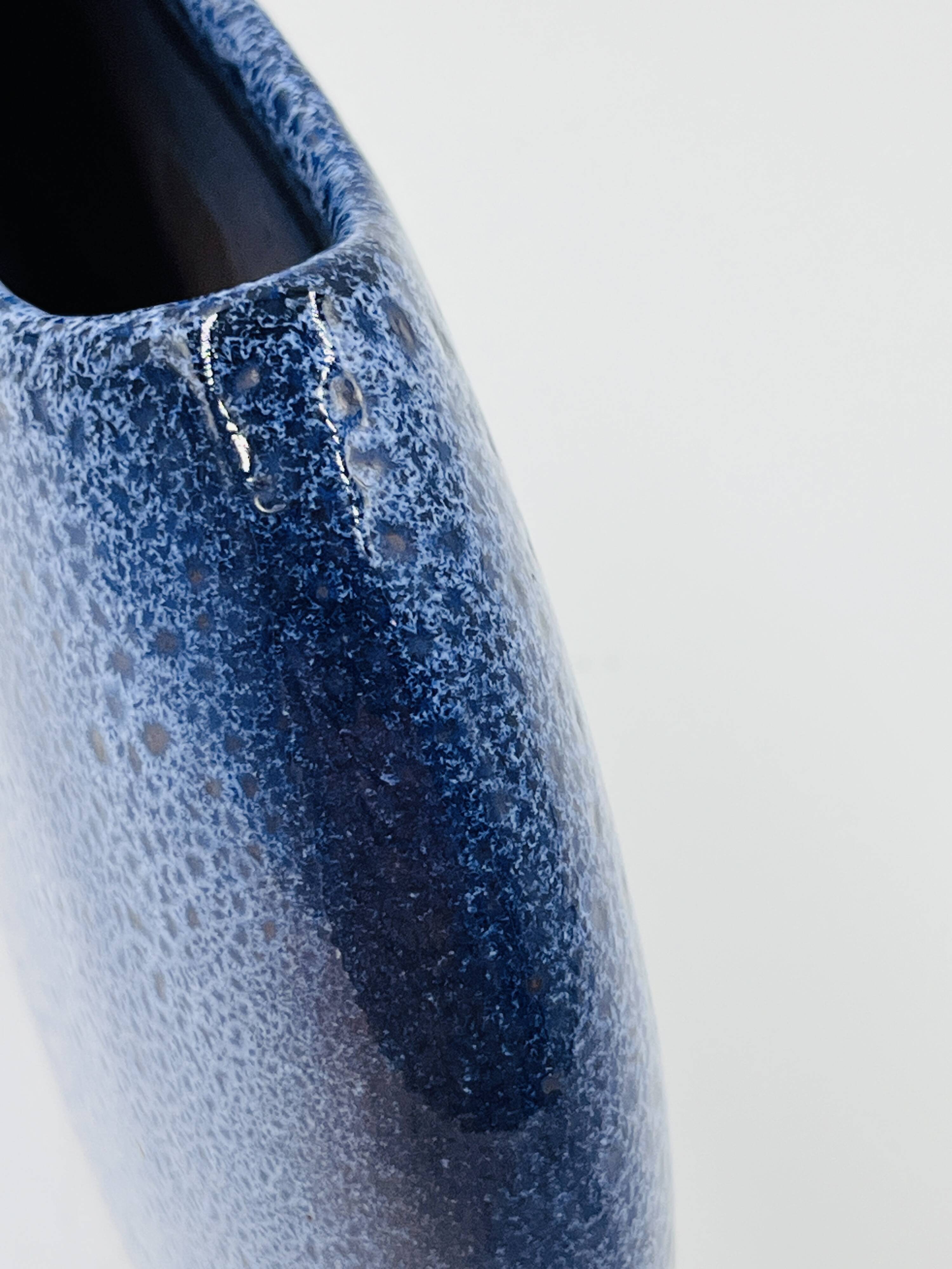 Maredsous ceramic pebble vase by Antonio Lampecco