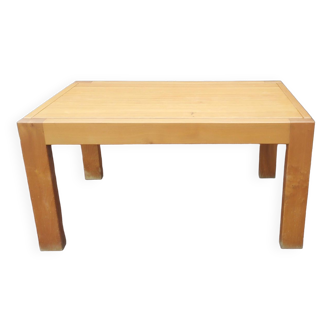 “poitou” living room table in solid elm, regain brand