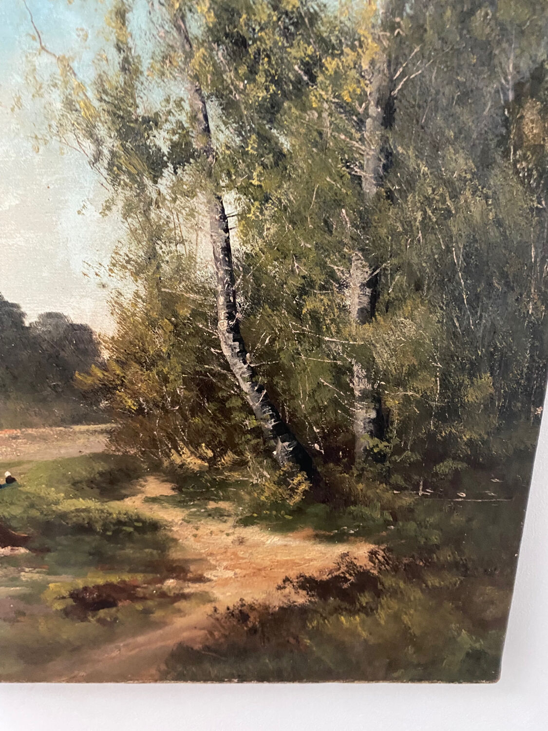 Oil painting painting
