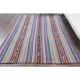 Vintage Turkish Oushak Handmade Wool Cotton Pink Kilim Area Rug 173x243
