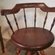 Fauteuil de bureau pivotant dit de capitaine vers 1900