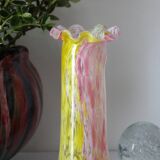 Clichy Legras vase blown glass early 20th century