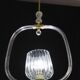 Charming Murano Glass Art Deco Pendant Chandelier by Ercole Barovier, 1940s