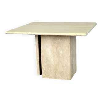 Travertine coffee table