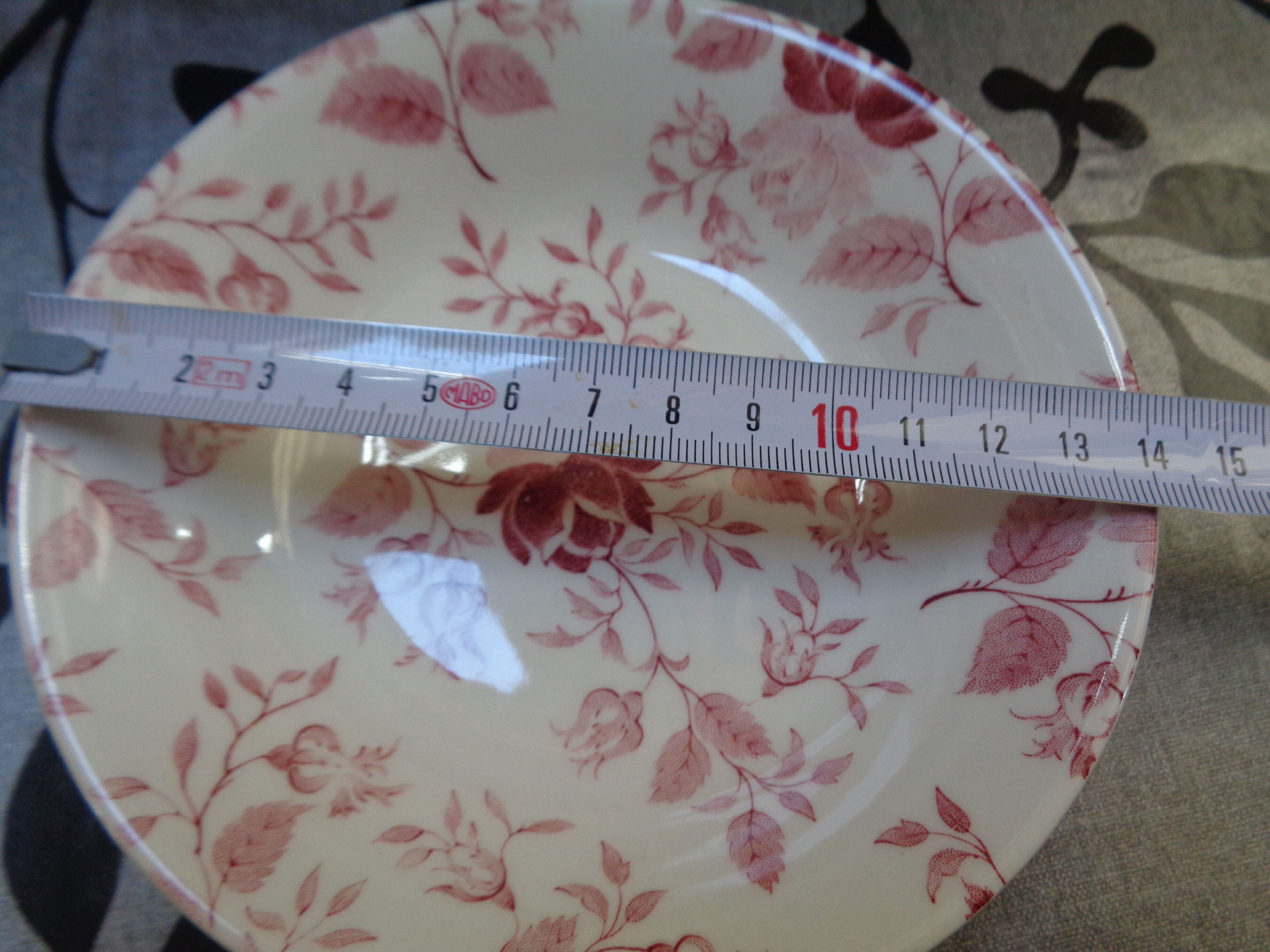 Raviers et assiette England Ironstone Made in England