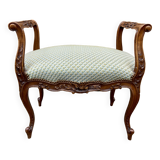 Small neo-classical castle bench LOUIS XV style 1920