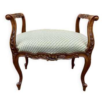 Petite banquette de château néo classique style LOUIS XV 1920