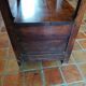 Antique solid wood trunk chair