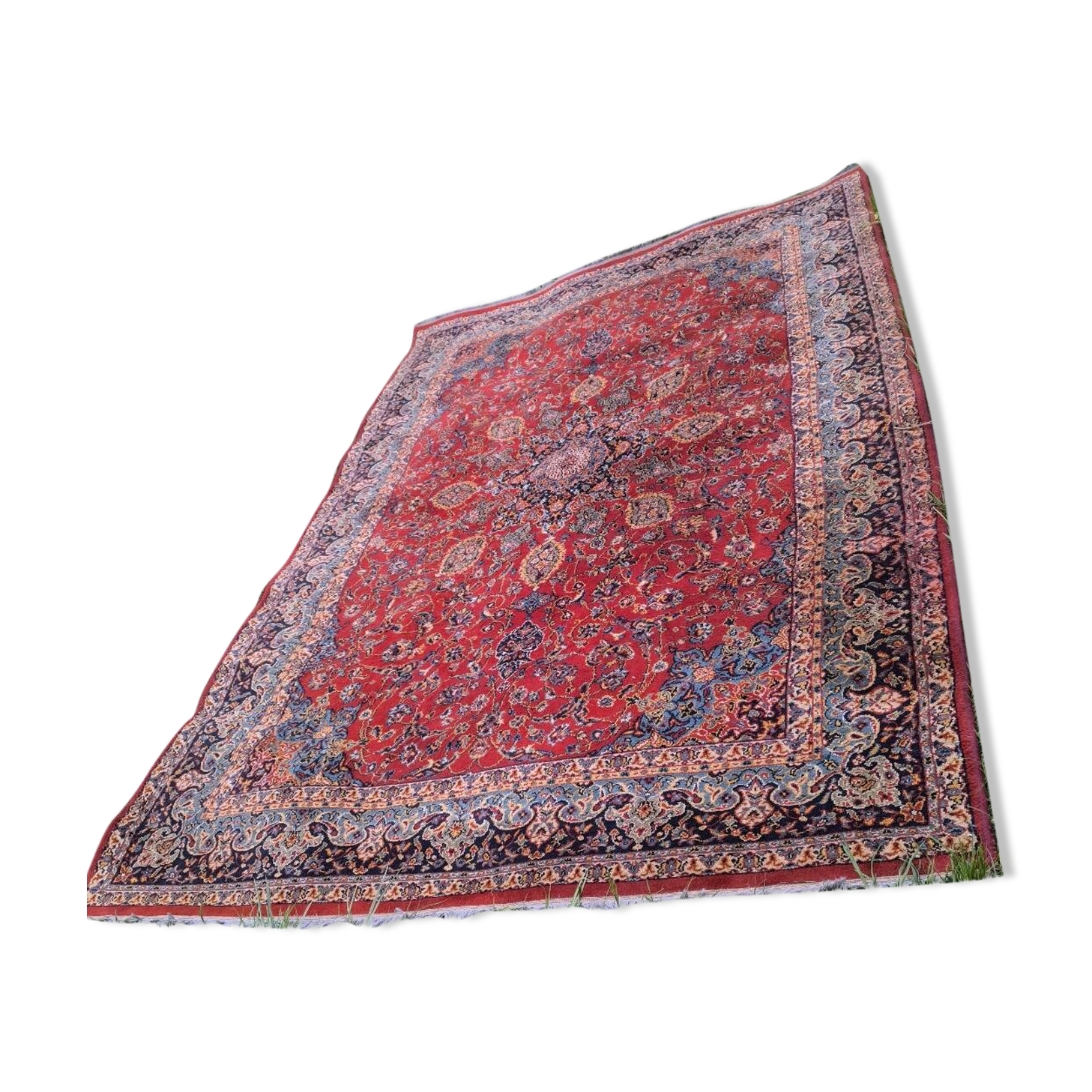 Persian rug 2m90x2m in wool from Lahore (Pakistan) 50s-60s
