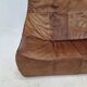 Montis “The Rock” Sofa In Brown Leather By Gerard Van Den Berg, 1970s