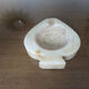 Series of 4 ashtrays "card game" in alabaster 60s 70s