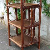 Rattan shelf 70s