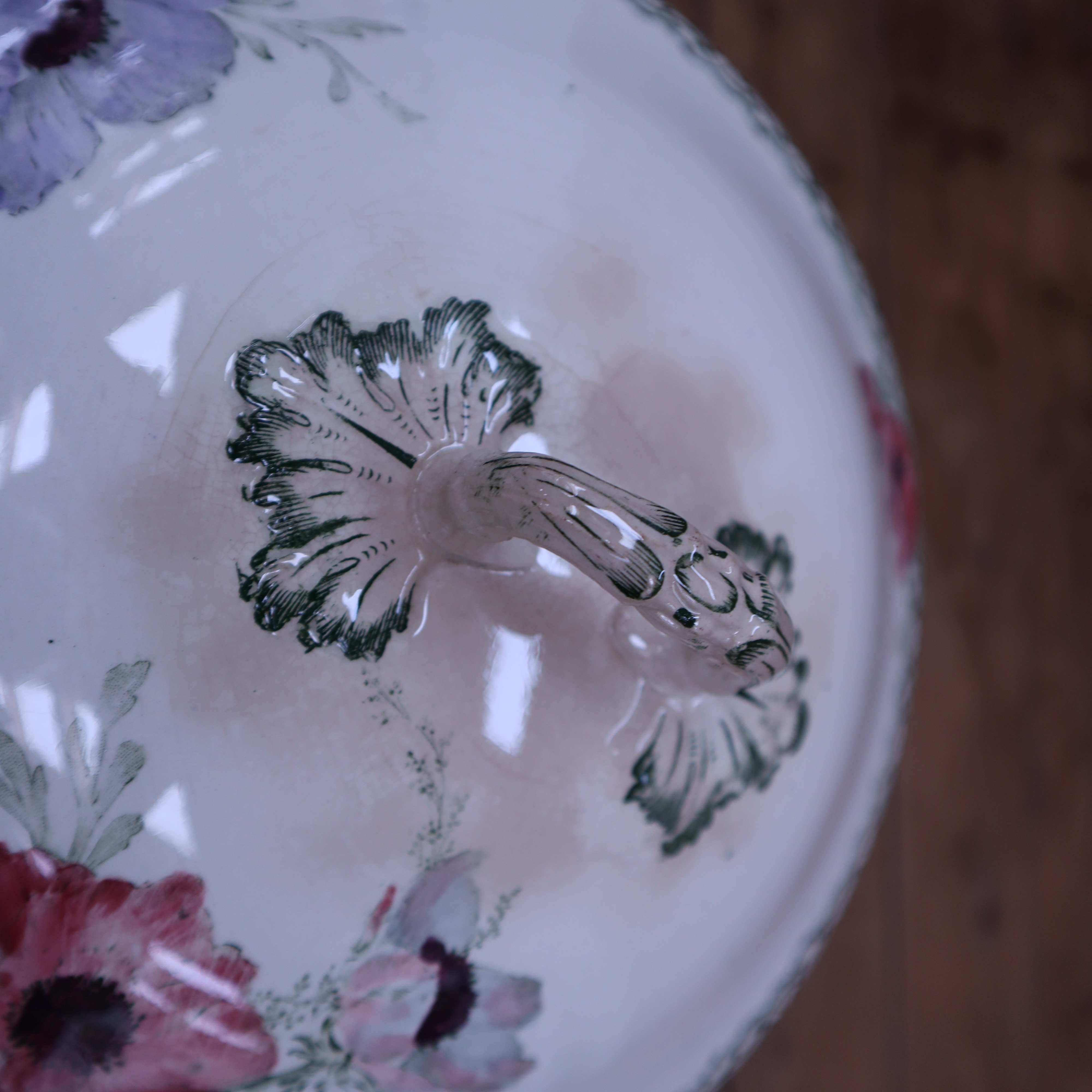 Creil and Montereau "Madrid" Iron Earth Soup Tureen