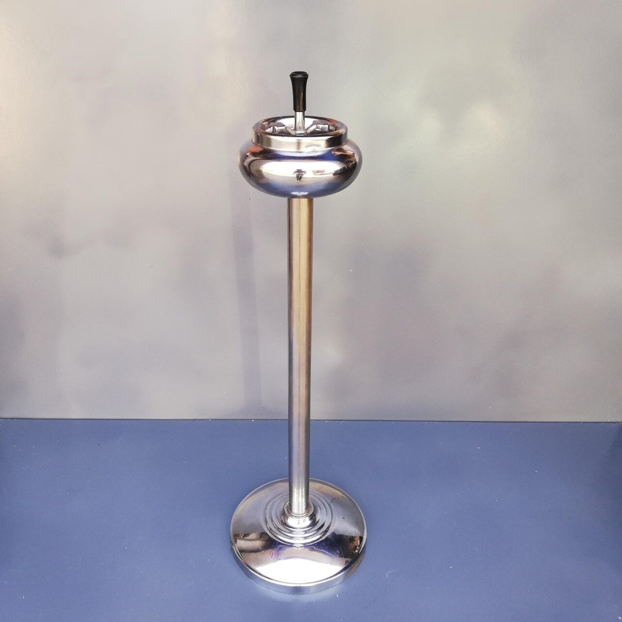 Ashtray on foot chrome 60s