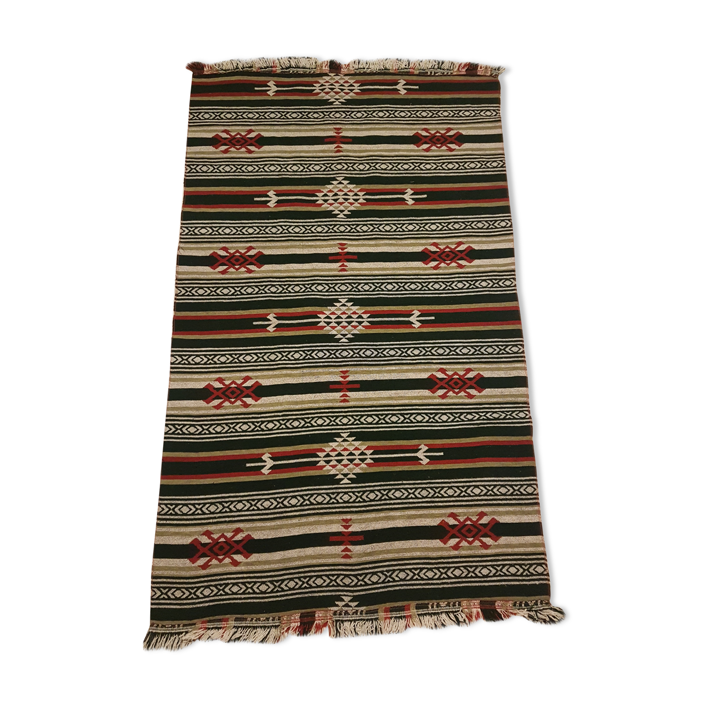 Aztec kilim carpet 99x183cm