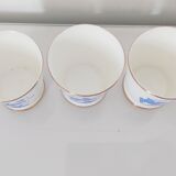 Set of 6 porcelain cups USSR 5.5 cm
