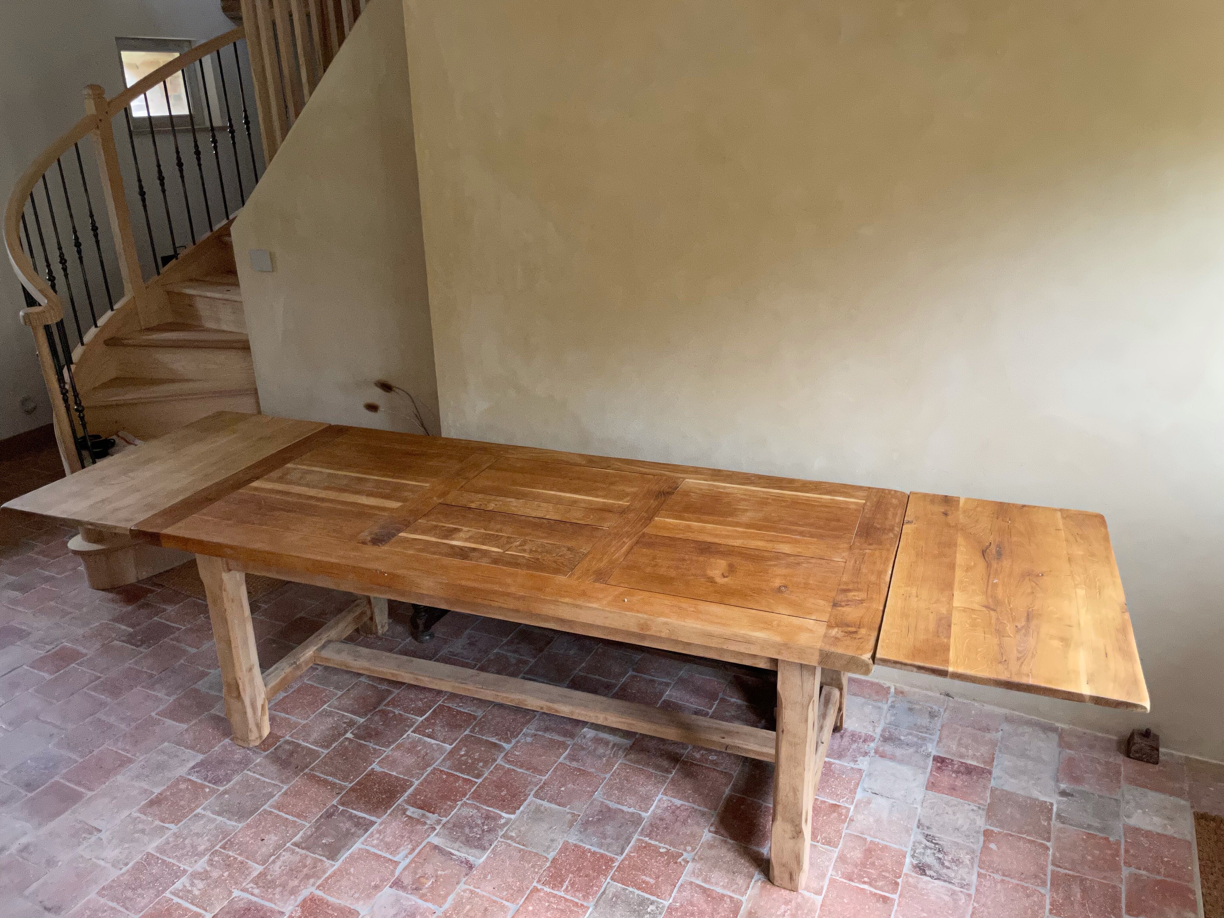 Oak farmhouse table