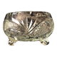 Cup or empty pocket on foot crystal size bohemian size