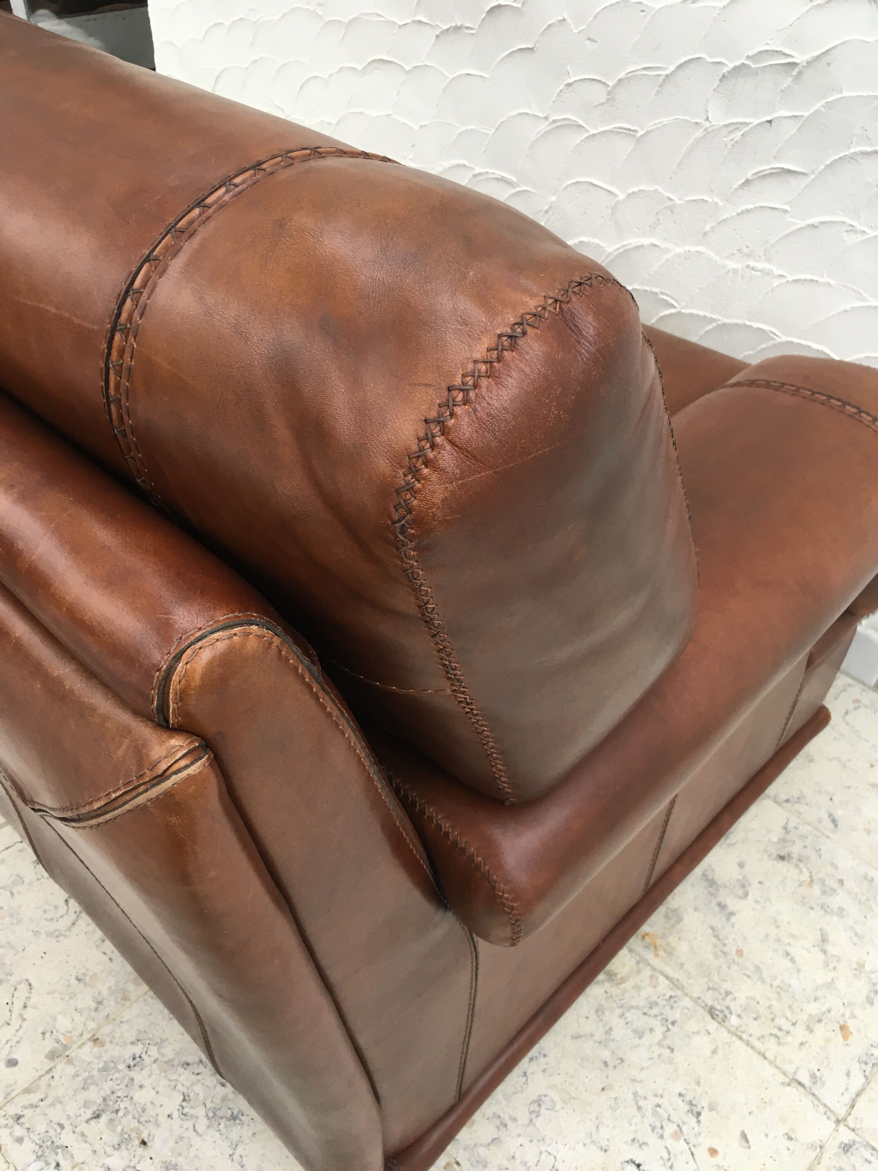 Leather armchair