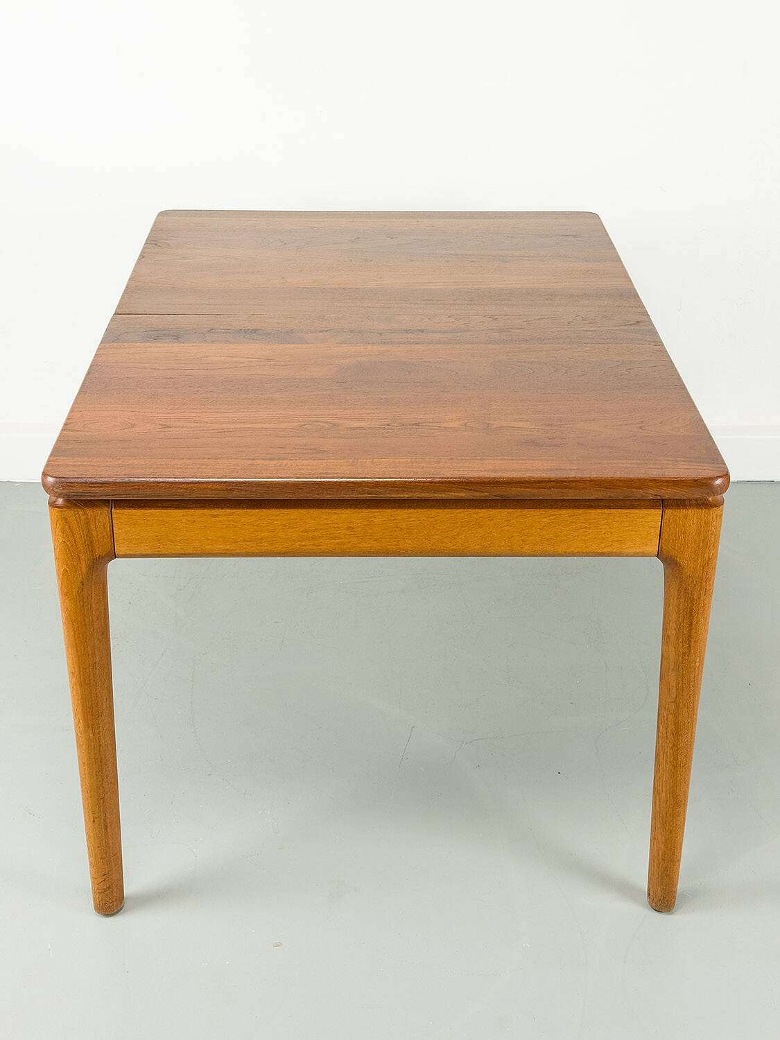 Danish Extendable Solid Teak Dining Table by Glostrup, 1970s