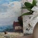 Painting on cardboard signed by Henri Coutant (1868-1935)